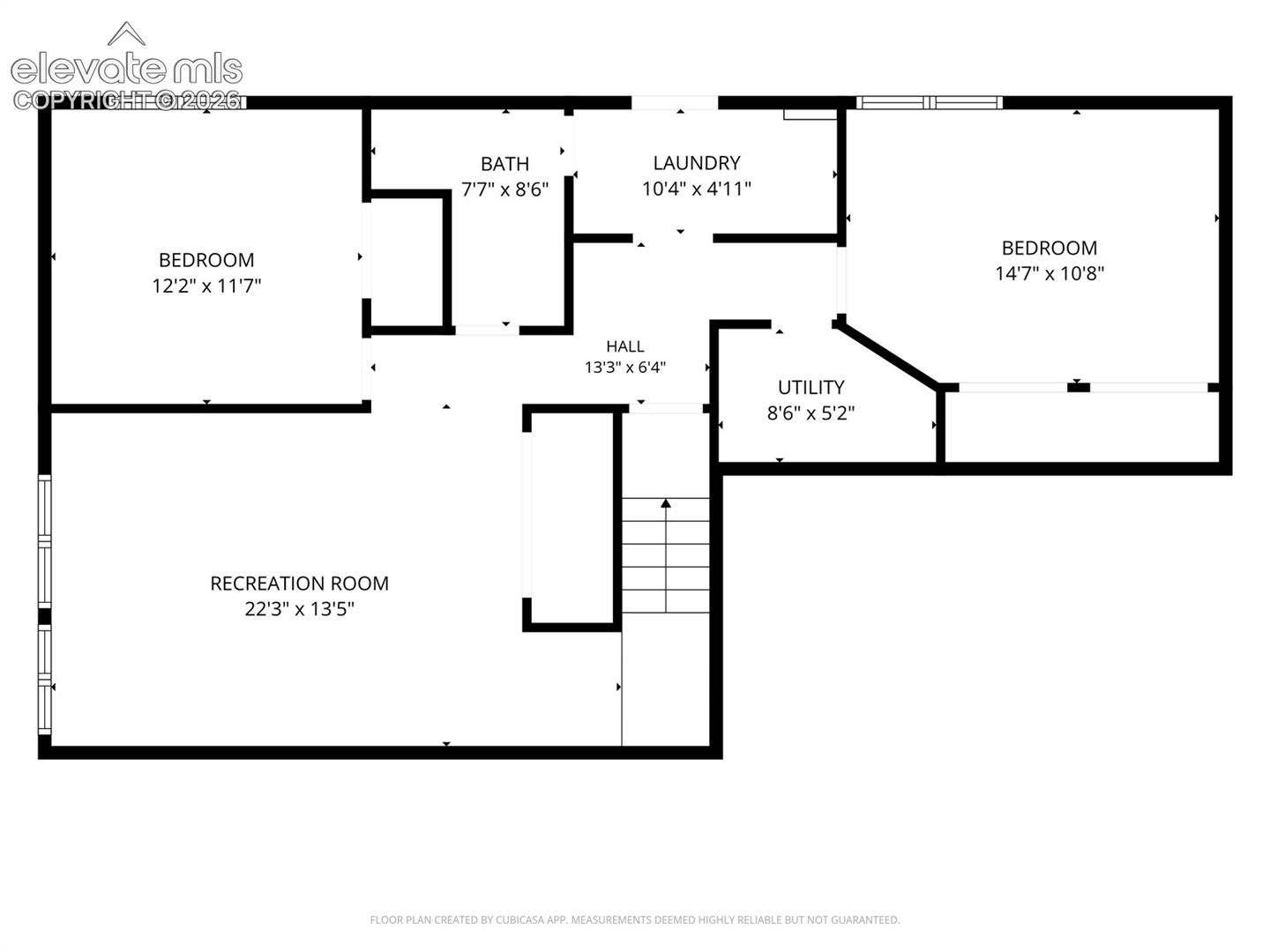 Walkout basement floor plan