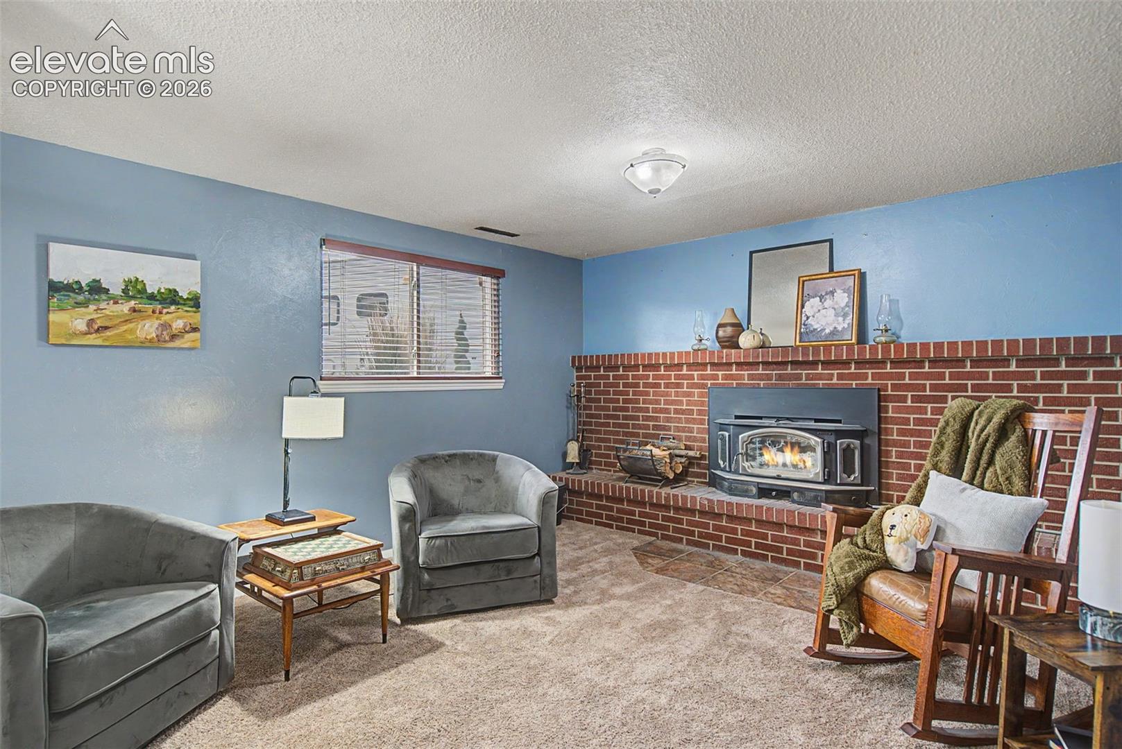 Spacious Lower-Level Living Area