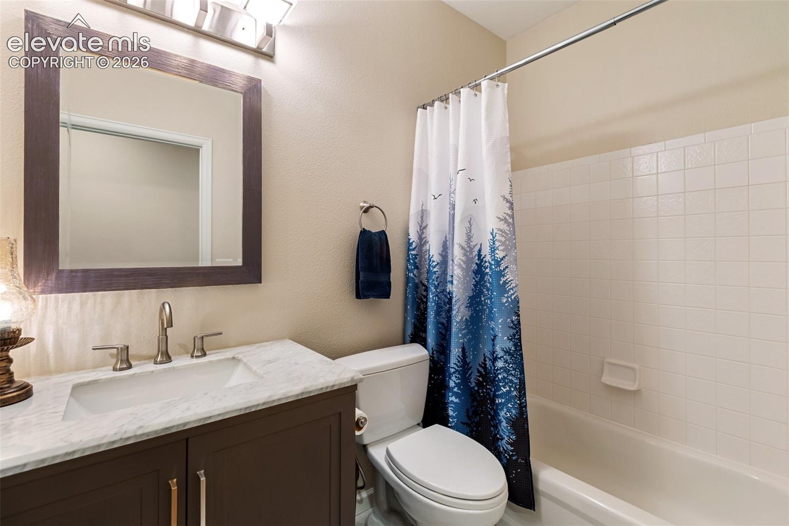 Main level extra hall bath