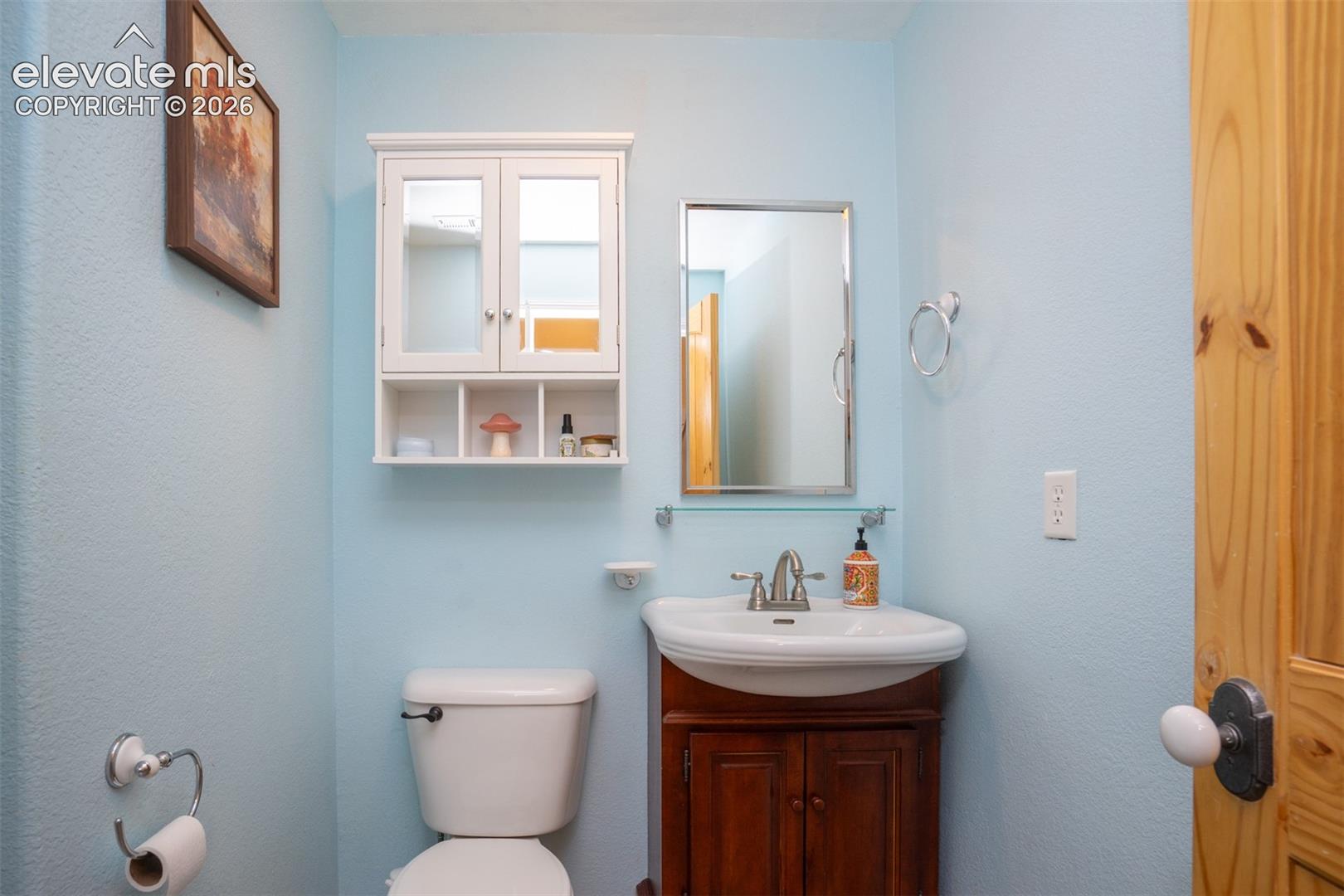 This is the 2nd bathroom in the basement apartment. Not shown is the shower to the left