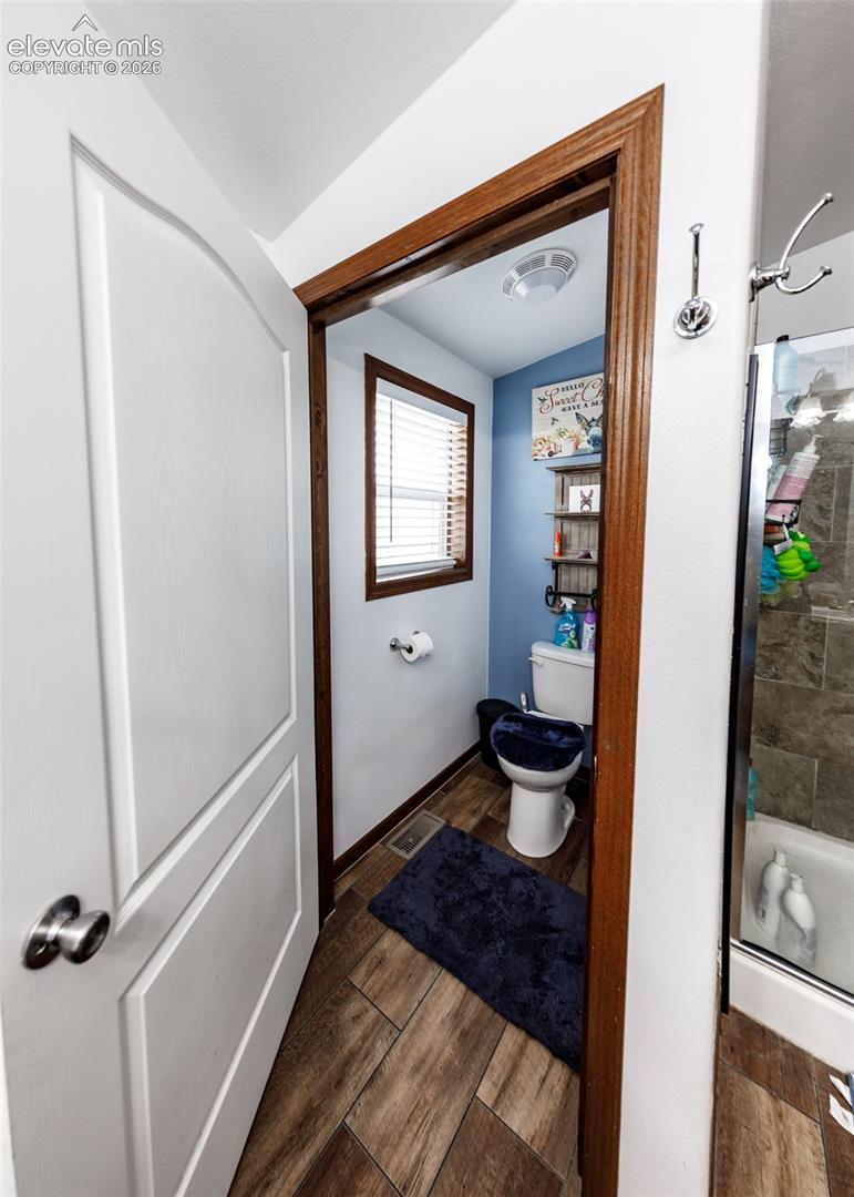 Master bathroom toilet