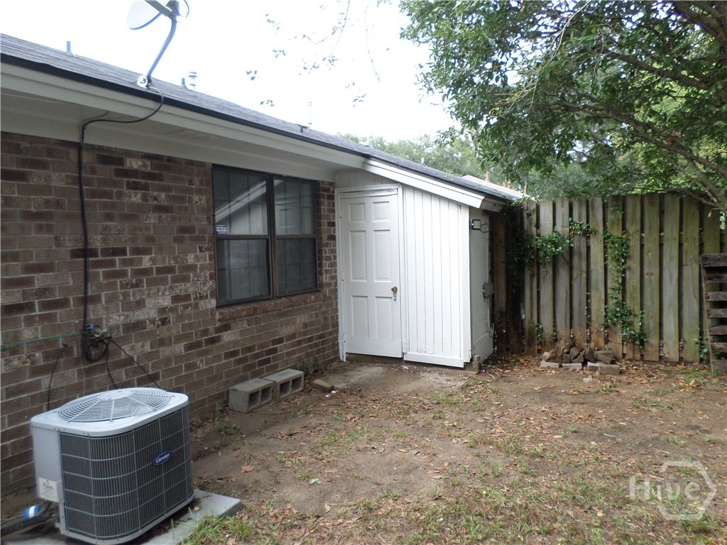 Back yard & storage