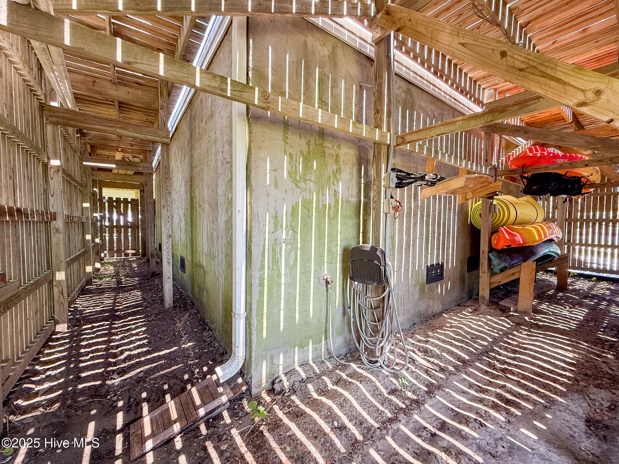 walk in under deck storage