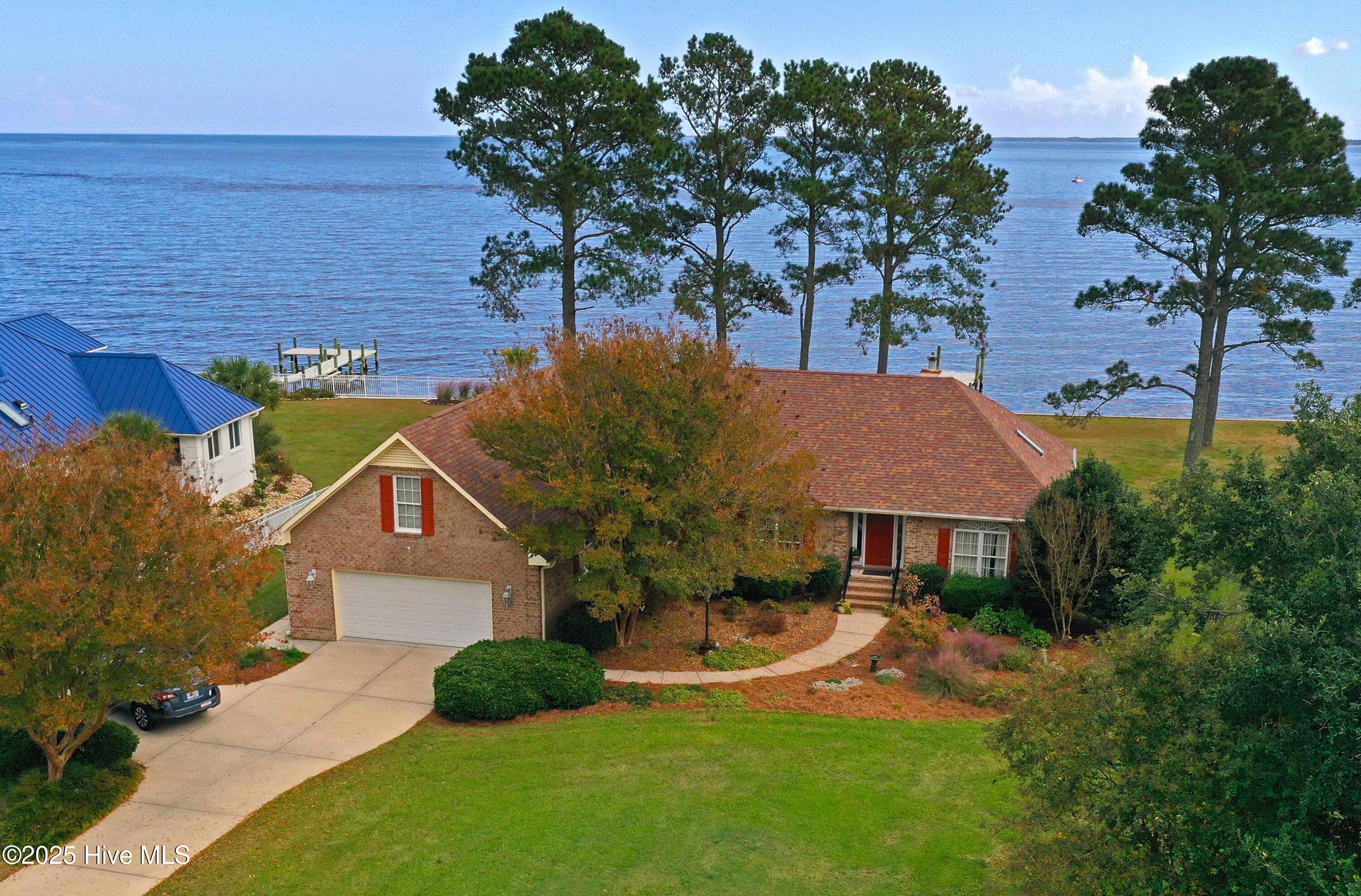 6042 Dolphin Road Oriental, North Carolina Welcome to your waterfront retreat in the coveted Dolphin Point community. This beautiful 3 bedroom/2 bath home offers stunning Neuse River views and easy access to the ICW, Pamlico Sound and beyond- a dream for boaters and anglers alike. Enjoy peaceful breezes, vibrant sunrises and sunsets, and a quiet neighborhood where nature and community meet. Whether you're casting a line from your private backyard dock, setting sail for an afternoon cruise, or simply enjoying the view from your porch, this is coastal living at its finest. Don't miss your chance to own a slice of paradise.