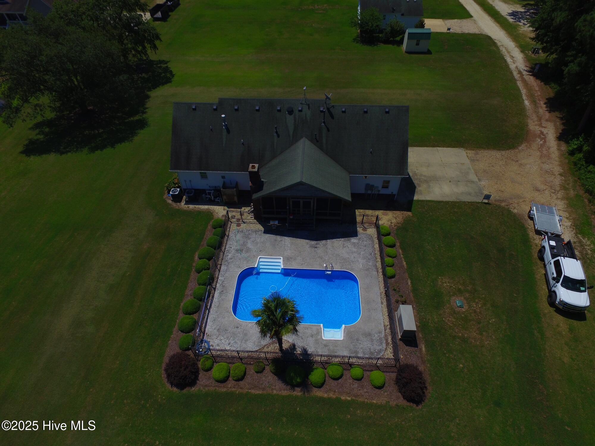 104 Perry's Way drone shot of main house