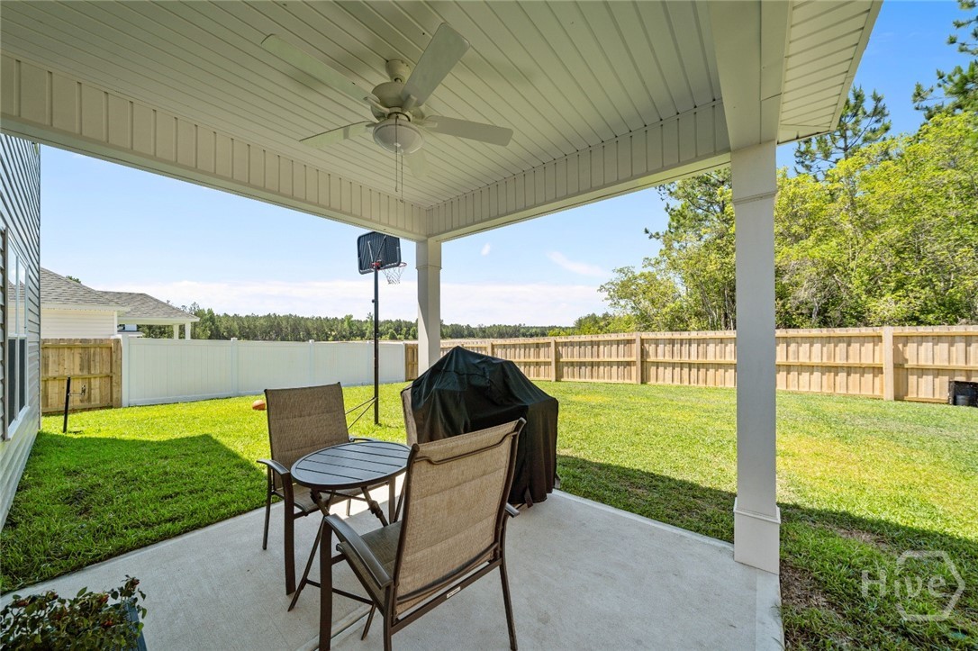 Covered Back Patio