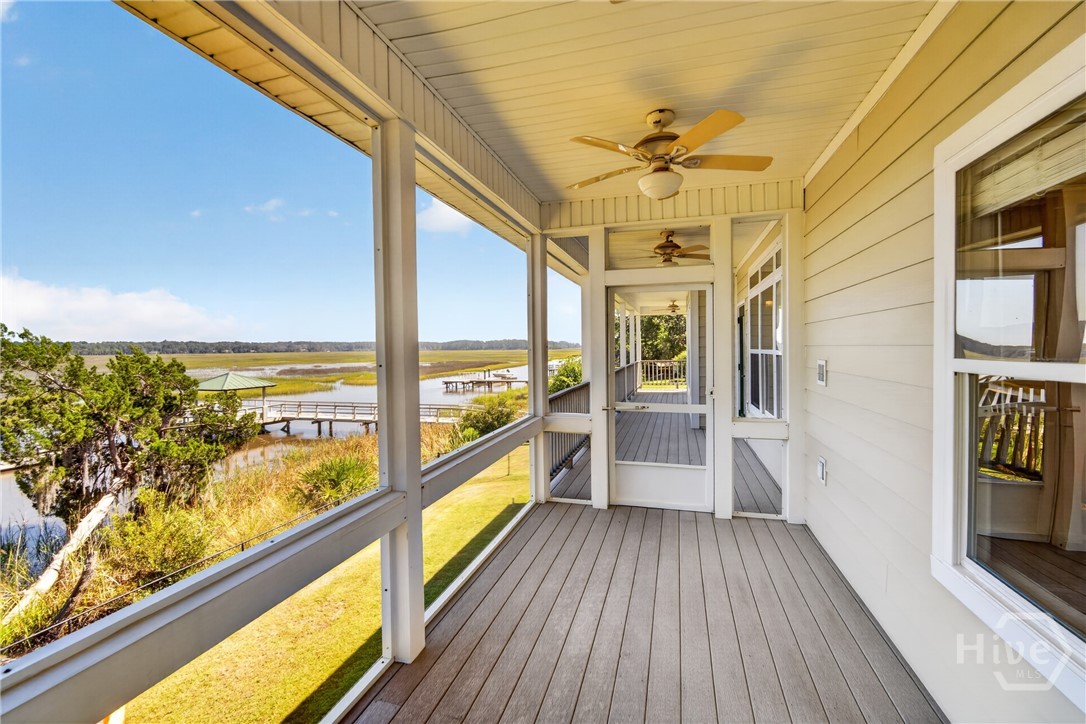 Screened in porch.