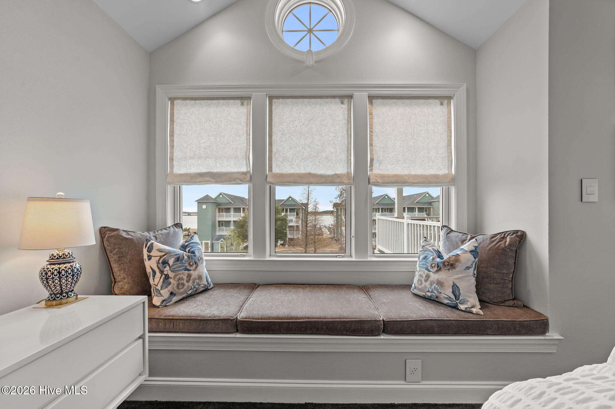 Built in window seat with storage