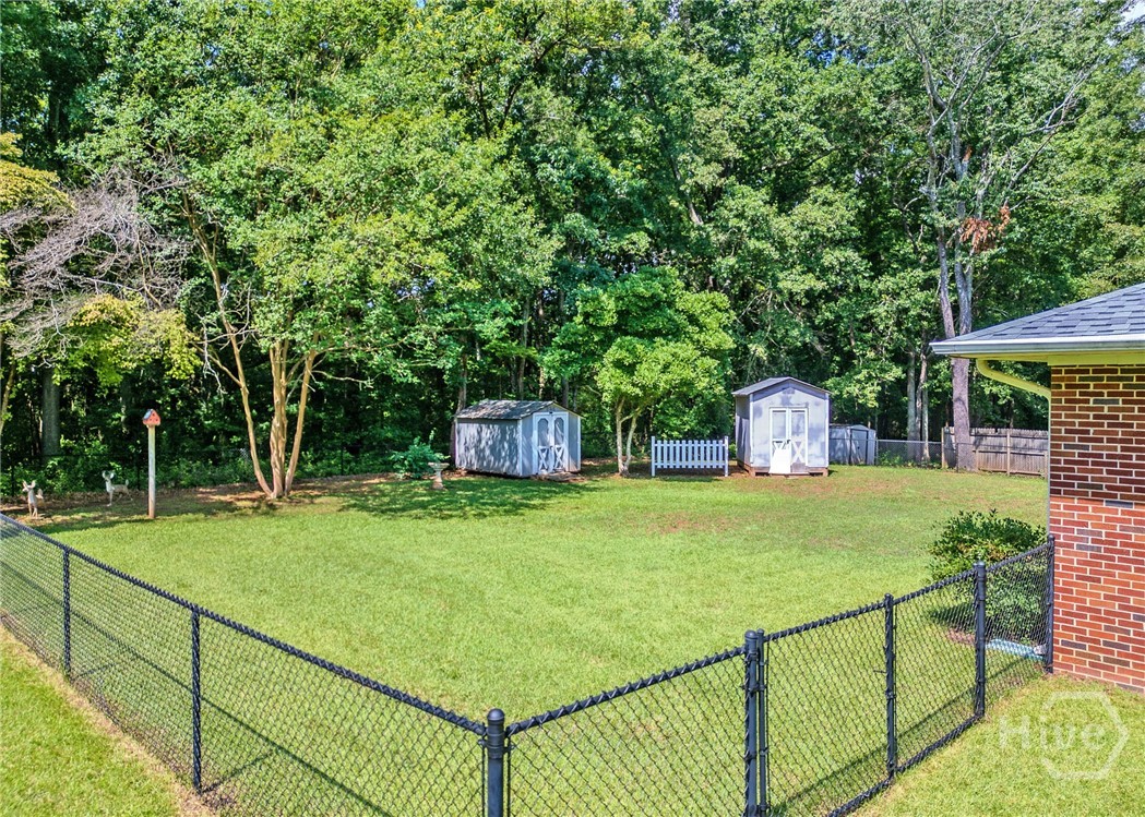 Corner of Backyard Fence  
