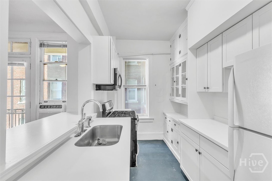 Kitchen with new countertops
