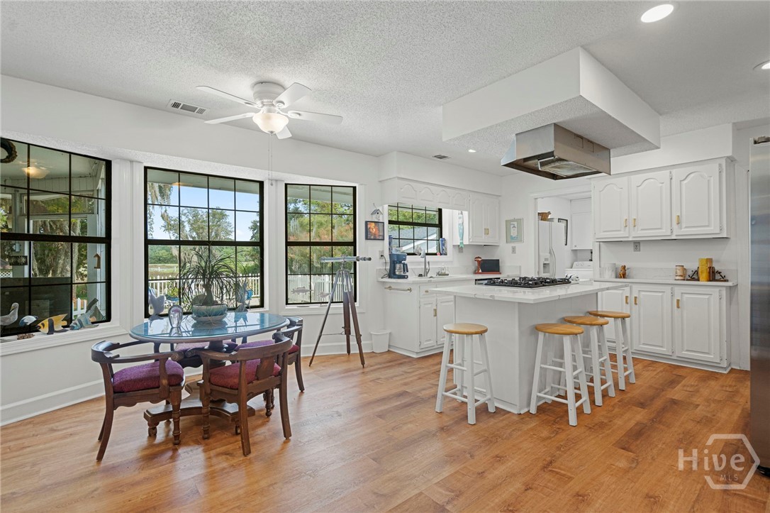 Kitchen eat in with  water views