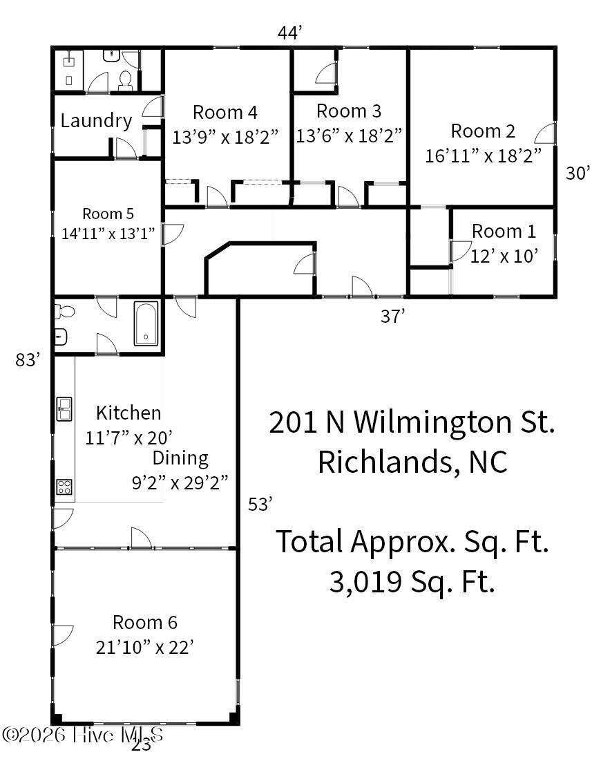 201 N Wilmington Street,Richlands