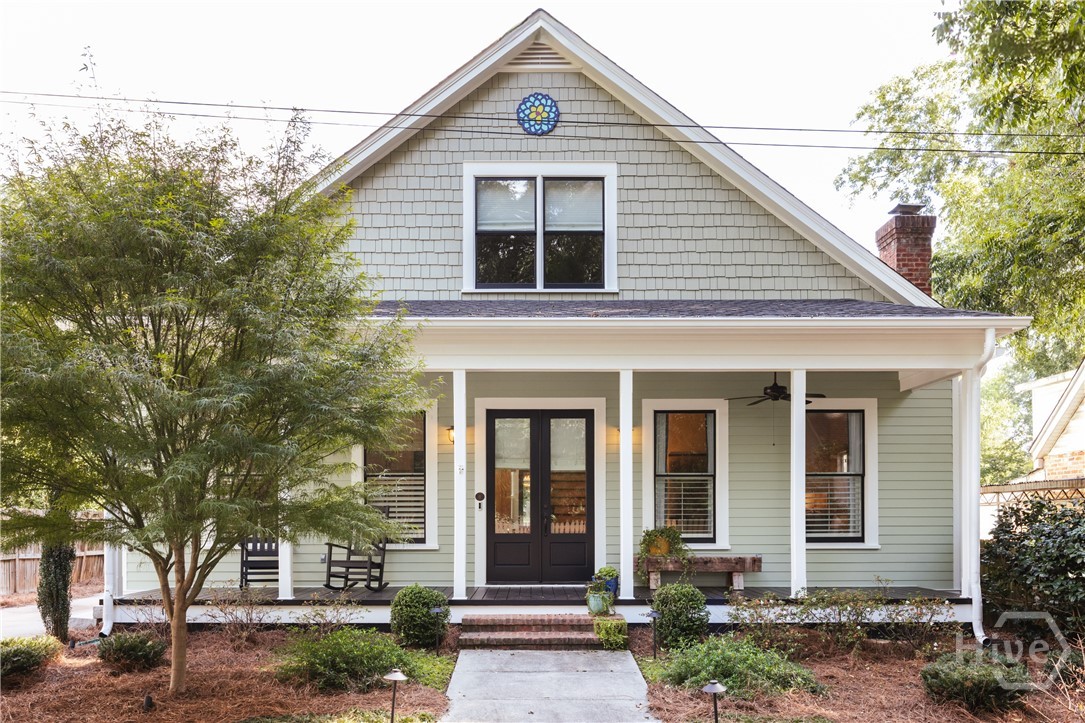 Cobbham has no shortage of beautiful old homes. What it has very few of are houses like 847 Meigs Street: built in 2013 by Bell Construction as the builder’s private residence, but designed from the beginning to feel entirely at home in one of Athens’ most established historic neighborhoods.The details that give the house its character aren’t decorative gestures added after the fact. They’re part of the architecture: a brick-paver entry hall, stained and leaded glass, transoms, oversized solid-wood pocket doors, and antique elements incorporated throughout.The main level follows a classic central-hall plan, with distinct rooms that connect naturally rather than disappearing into one enormous open space. The central hall is laid in brick pavers, with Brazilian cherry floors throughout much of the surrounding main level. Ten-foot ceilings, substantial doors, and millwork give the rooms presence without making them feel overly formal. A masonry fireplace anchors the main living room. At the rear, the sunroom—with its own dedicated heating and cooling—turns toward the garden. Natural light makes it an especially good place to read, work, or simply disappear for a while.The kitchen has custom cabinetry and marble countertops. Also on the main level, the primary suite sits at the rear of the house near the sunroom, set apart in a private hall behind a pocket door. The bath has a large walk-in tiled shower and recently refreshed vanity. Beyond it, the walk-in closet system is fitted with drawers, shelving, shoe storage, and multiple hanging areas.Upstairs, the house takes on a slightly different character, with solid red oak floors and 9-foot ceilings. A built-in desk occupies the landing, with a full tiled bath nearby. One bedroom sits just off the landing; on the other side, adjoining rooms offer useful space for bedrooms, an office, or studio. Oversized closets in the adjoining rooms, along with floored attic space, provide substantial additional storage.Outside, the entire house has just been repainted. Professionally landscaped and irrigated grounds include established plantings, a fenced backyard, and Trex deck. A long, gated driveway provides generous off-street parking.The less romantic details are awfully nice to own: Hardie plank siding, insulated windows, spray-foam insulation, and Trane HVAC systems. They aren’t what you’ll notice first.And then there is Meigs Street itself. This quieter edge of Cobbham has a distinctly residential feel, with mature landscaping and the varied architecture that gives the neighborhood its character. Downtown Athens, Normaltown, and Five Points are all close at hand, but the immediate surroundings are unmistakably Cobbham.Some houses are simply dropped into a neighborhood. 847 Meigs was designed for this one.