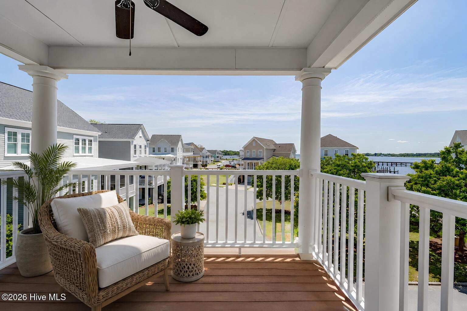 Upstairs deck
