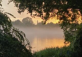 Sunset Over the Savannah River
