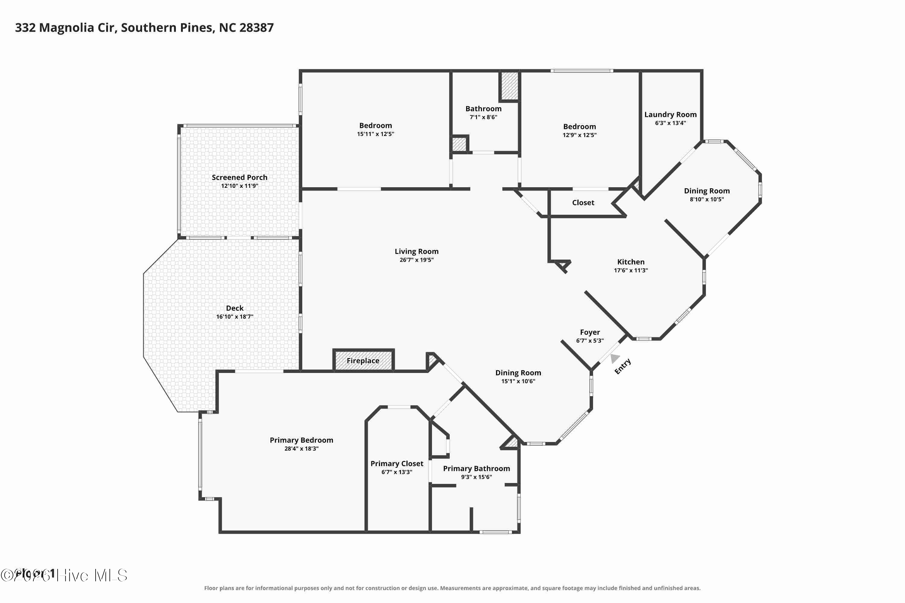 Exterior photo of 332 Magnolia Circle, Southern Pines, NC 28387. MLS: 100562973