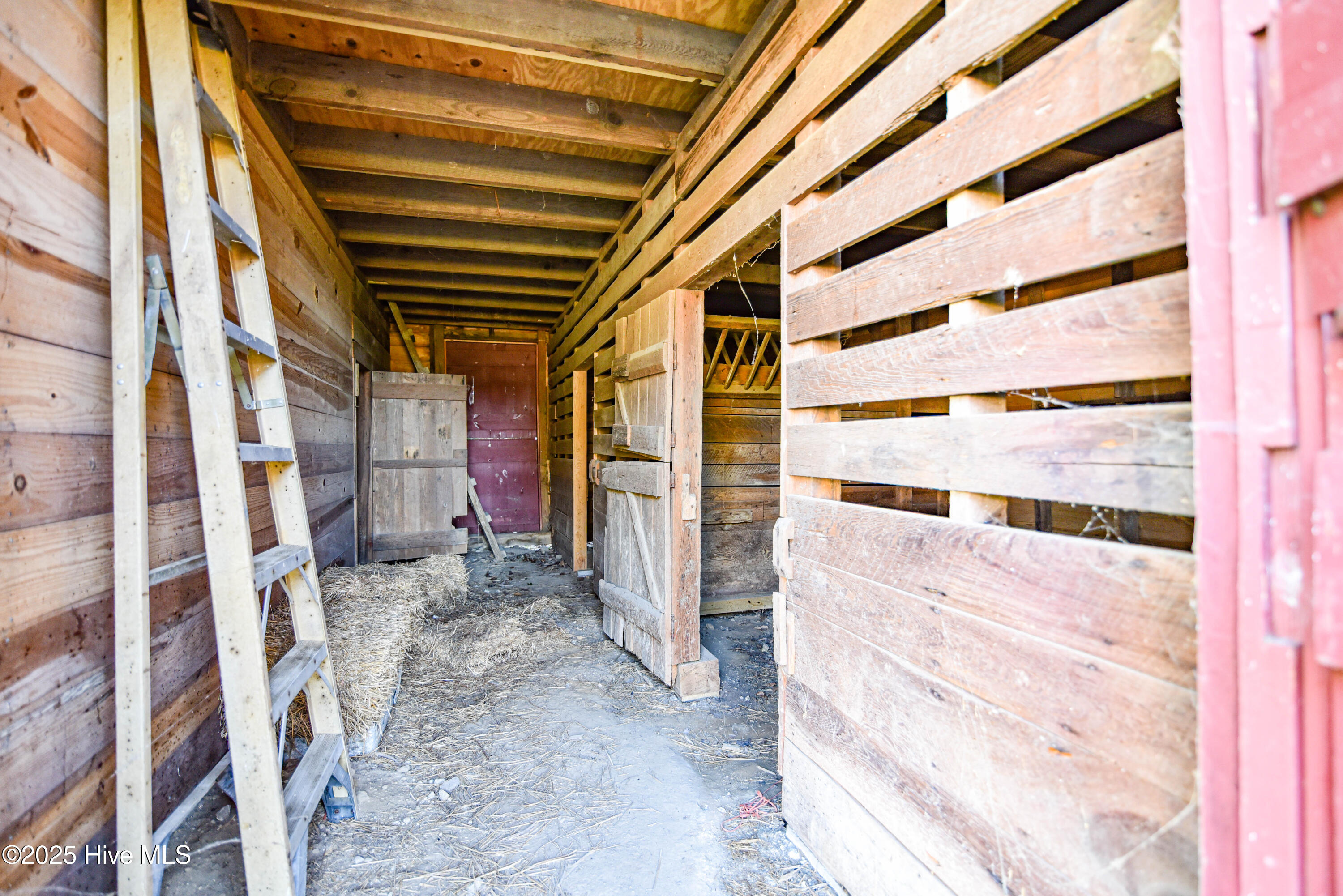 2 stalls and tack room