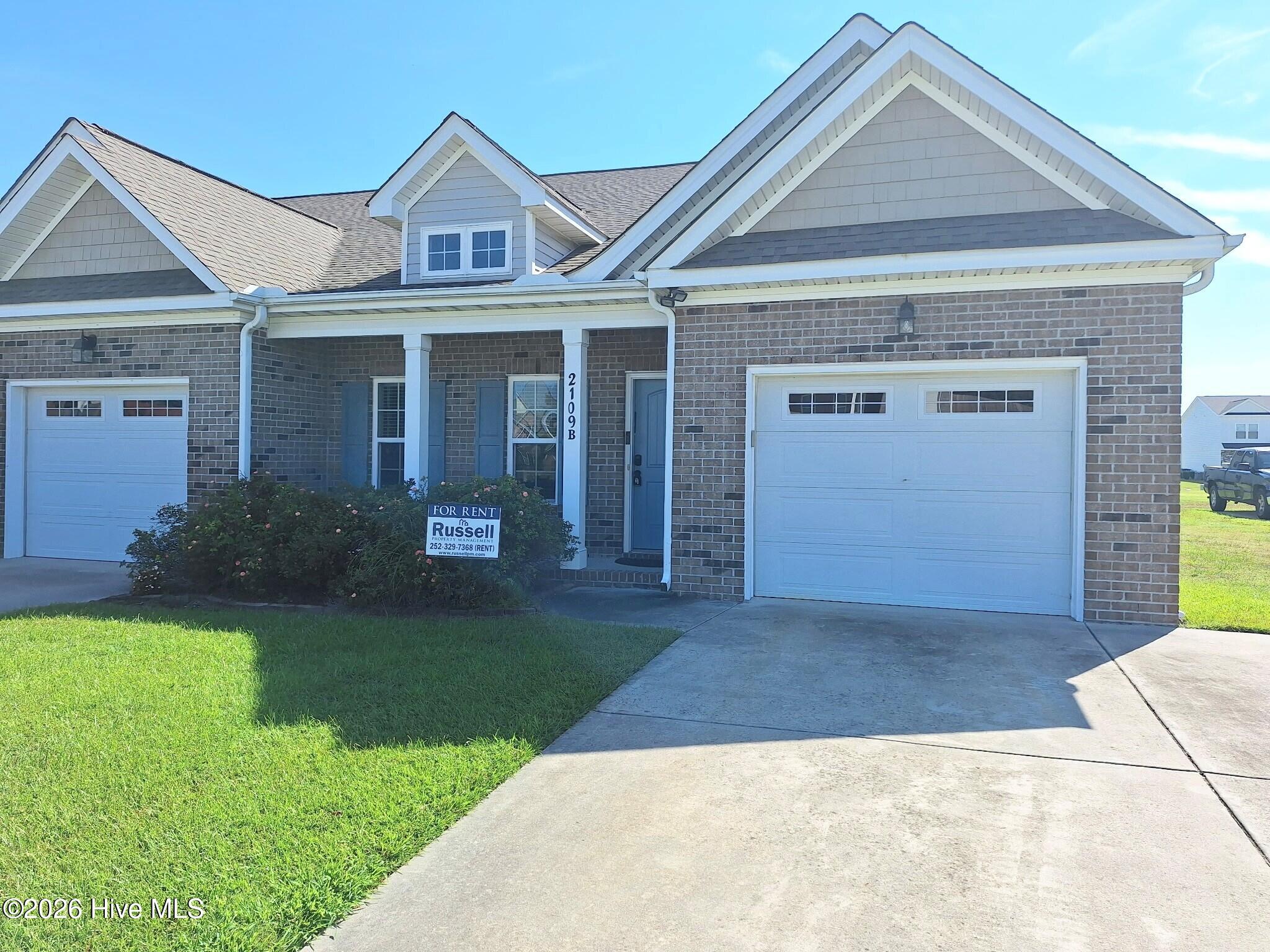 Exterior photo of 2109 Remington Court B, Greenville, NC 27834. MLS: 100595230