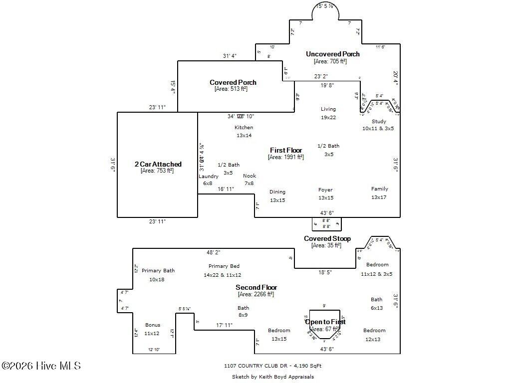 1107 Country Club Drive,Trent Woods