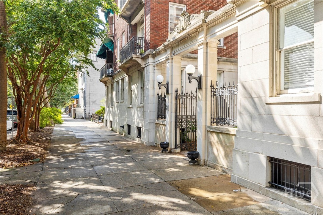 Sidewalk view