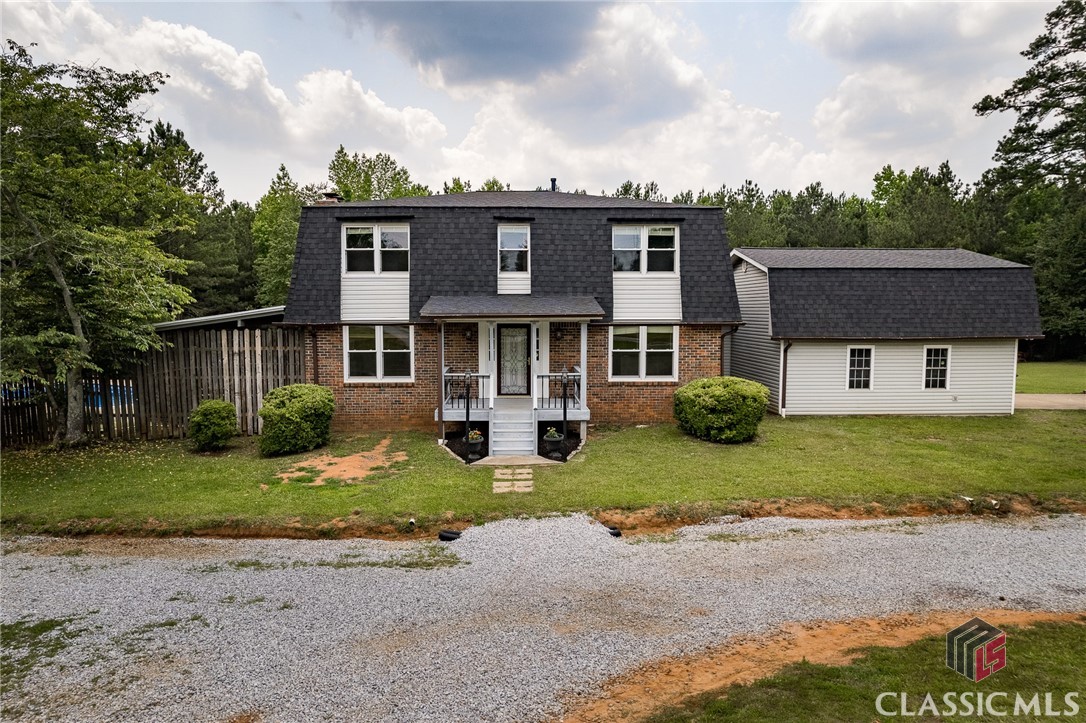 Experience serene living in this lovely property nestled in a peaceful countryside, just a stone's throw away from the elementary school. This charming home boasts 4 bedrooms, 3 full bathrooms, and an unfinished basement for your personalized touch. Get cozy with two fireplaces, including one in the upstairs primary suite. The primary bath features a tile shower with dual shower heads, a huge soaker tub, and a spacious vanity. You'll love the new roof with a 50-year warranty, and the AC inside/outside units installed just two years ago, with 8 years left on the warranty. Enjoy the summer breeze on the screened-in pool porch, or take a refreshing dip in the in-ground pool with a new liner installed last year. Need more? You'll also find a 100amp subpanel in the basement and 50 and 30 amp camper power hookups in the garage. This property is a gem waiting to be discovered!