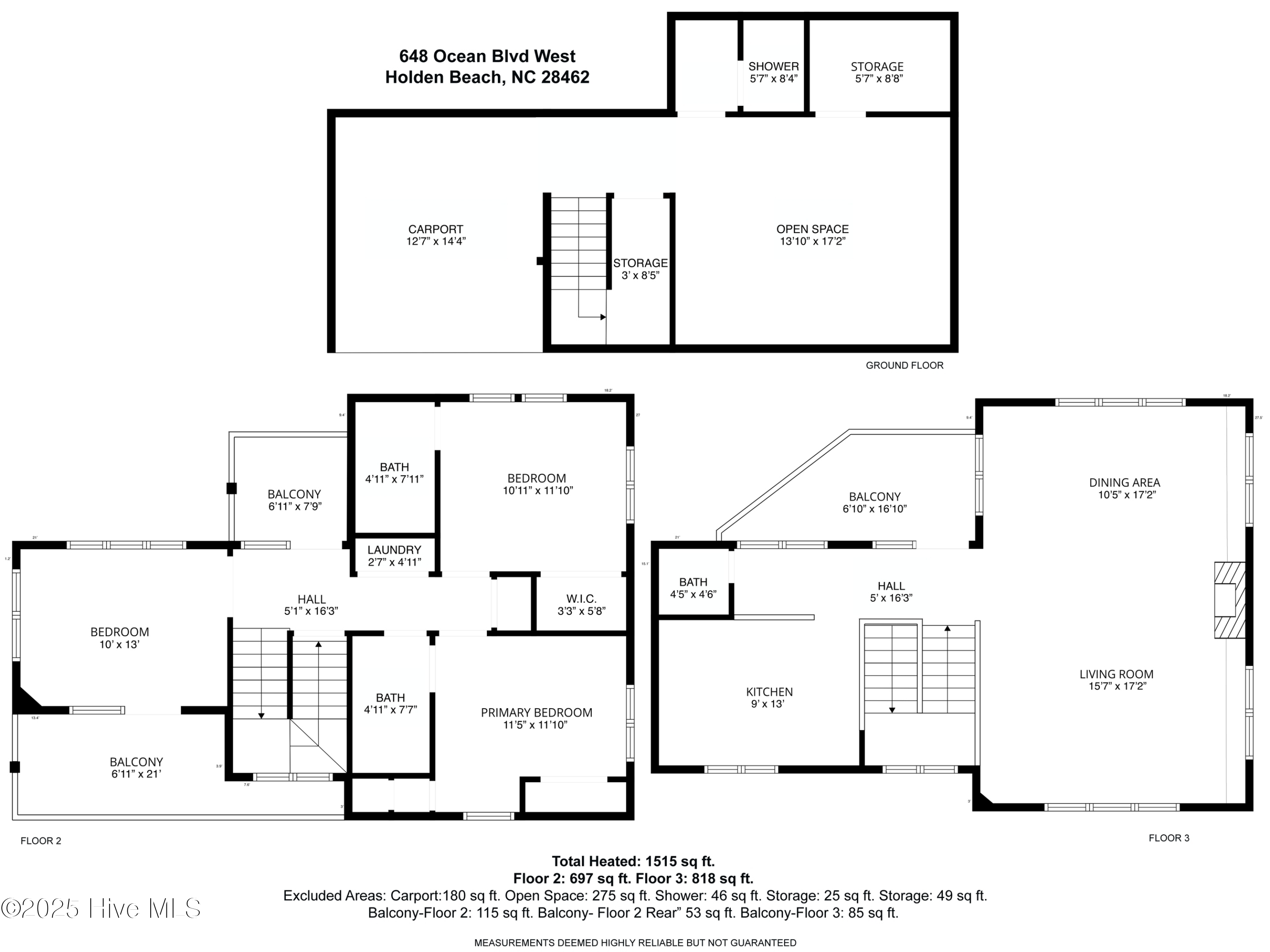 Homes For Sale - 648 Ocean Boulevard<br/> Holden Beach, NC 28462