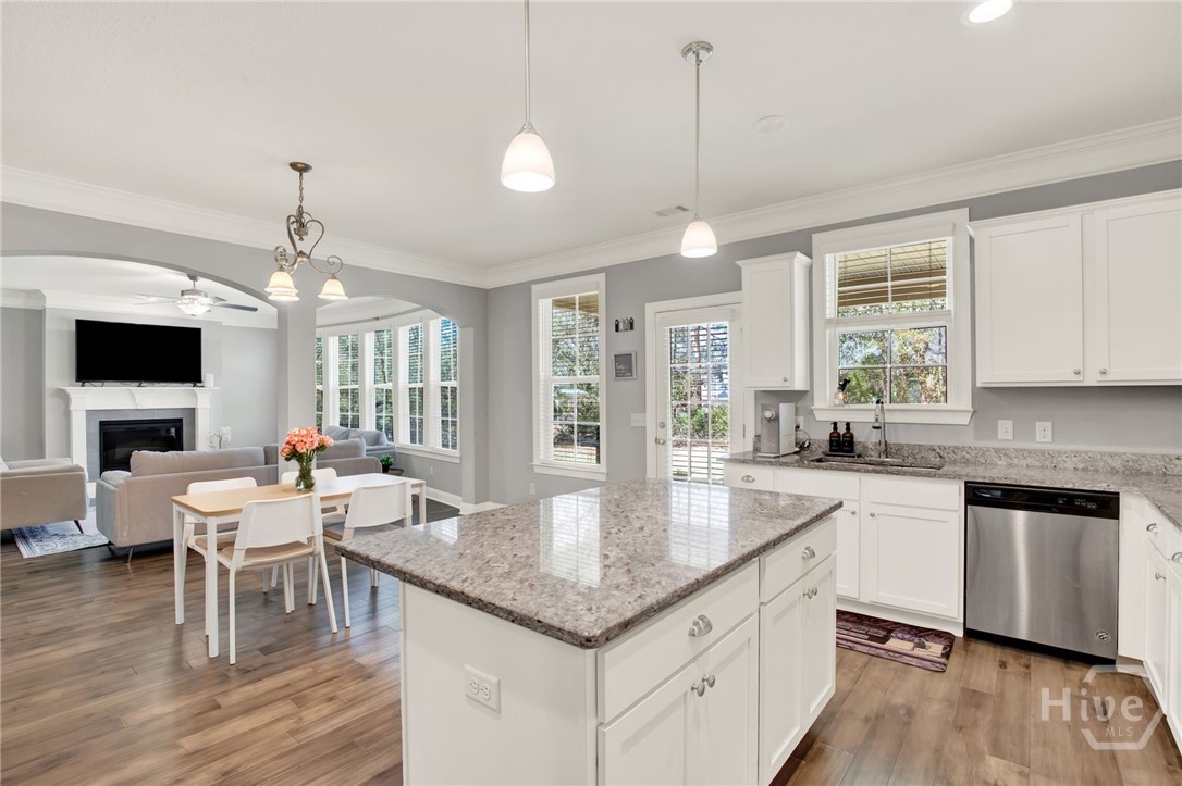 Kitchen with View to Living Area