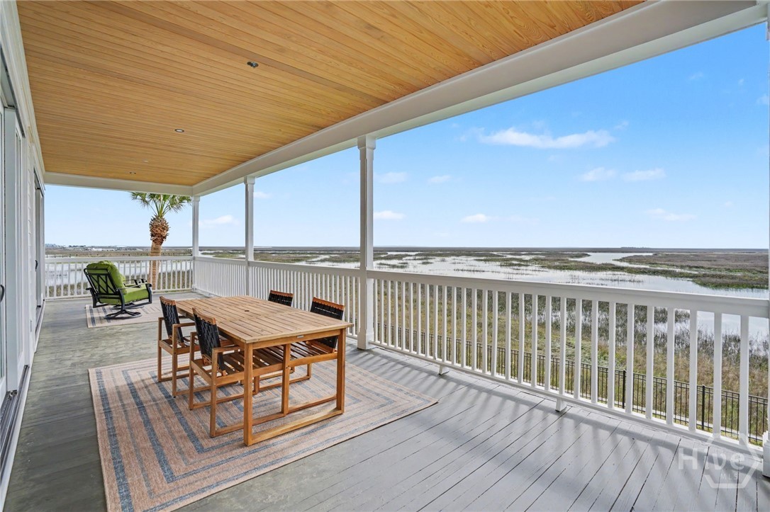 Covered Porch with newm Tounge and Groove Ceiling and Newly Installed Hardi-Plank Exterior