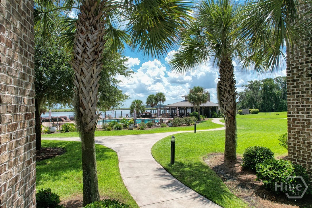 Walkway to the fun.