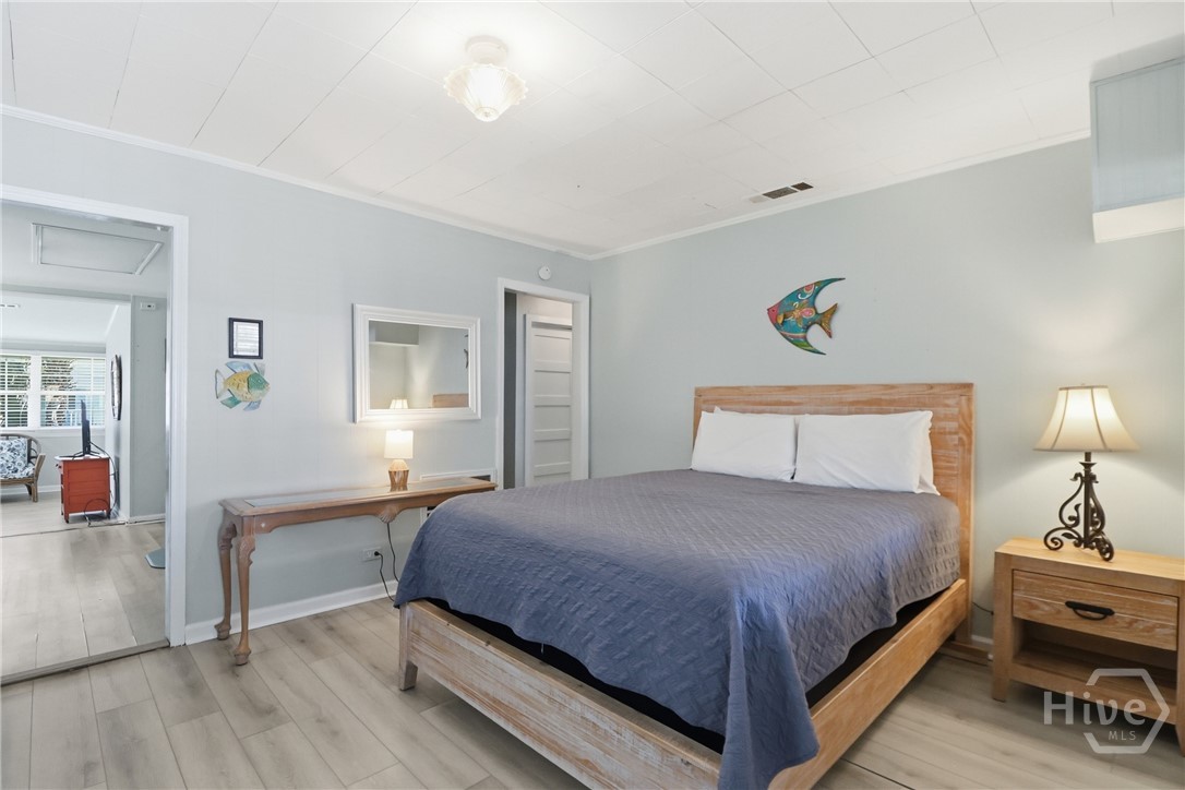 SPACIOUS BEDROOM.
