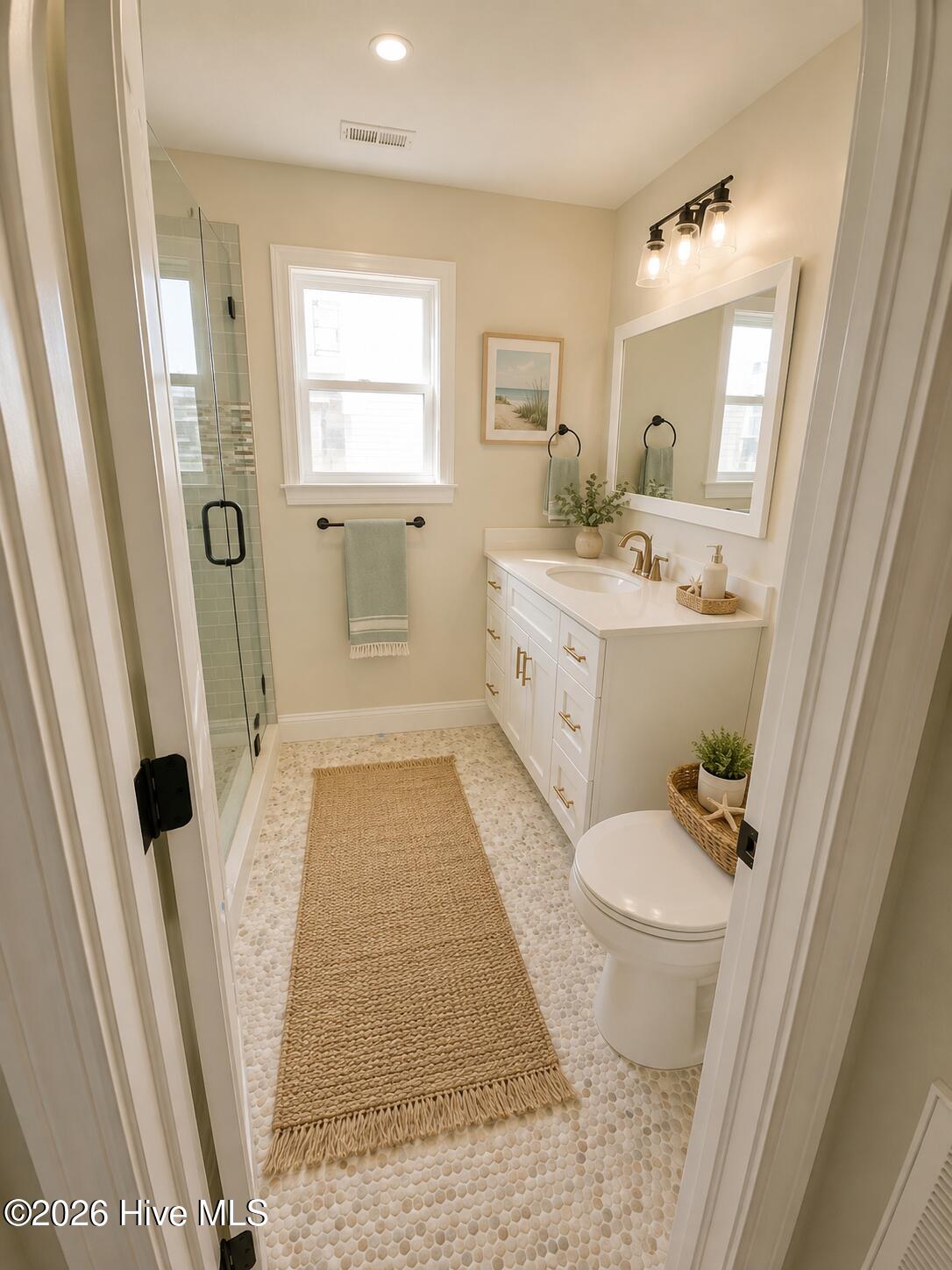 Virtually staged photo of bathroom 1