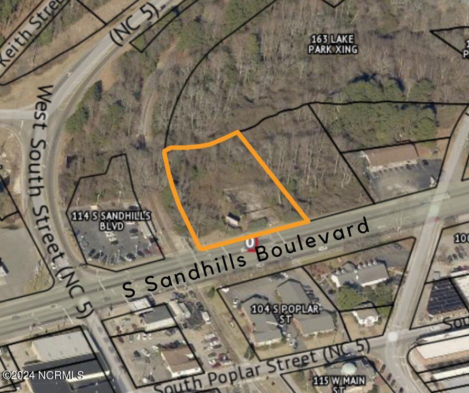 Parcel Outlined 108 S Sandhills