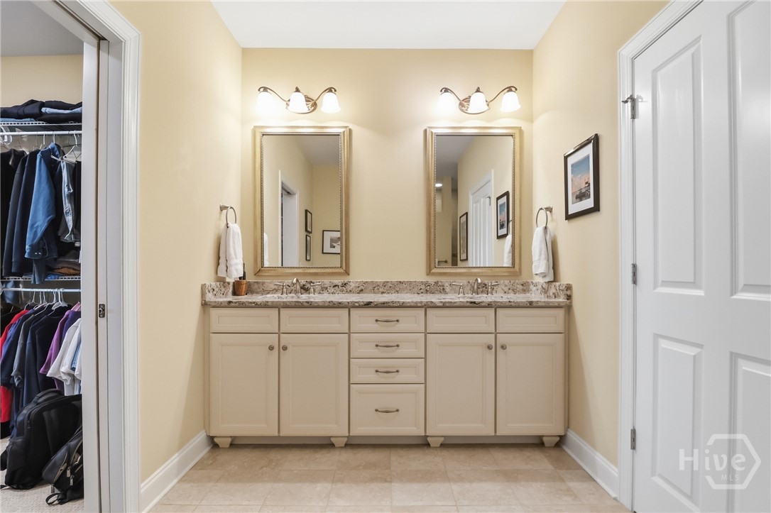 Primary Bath with double sinks