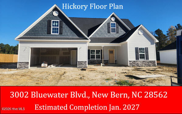 Single family home for sale at 3002 Bluewater Blvd, New Bern, NC 28562 | MLS# 100590834 | Listing updated on 2026-10-28
