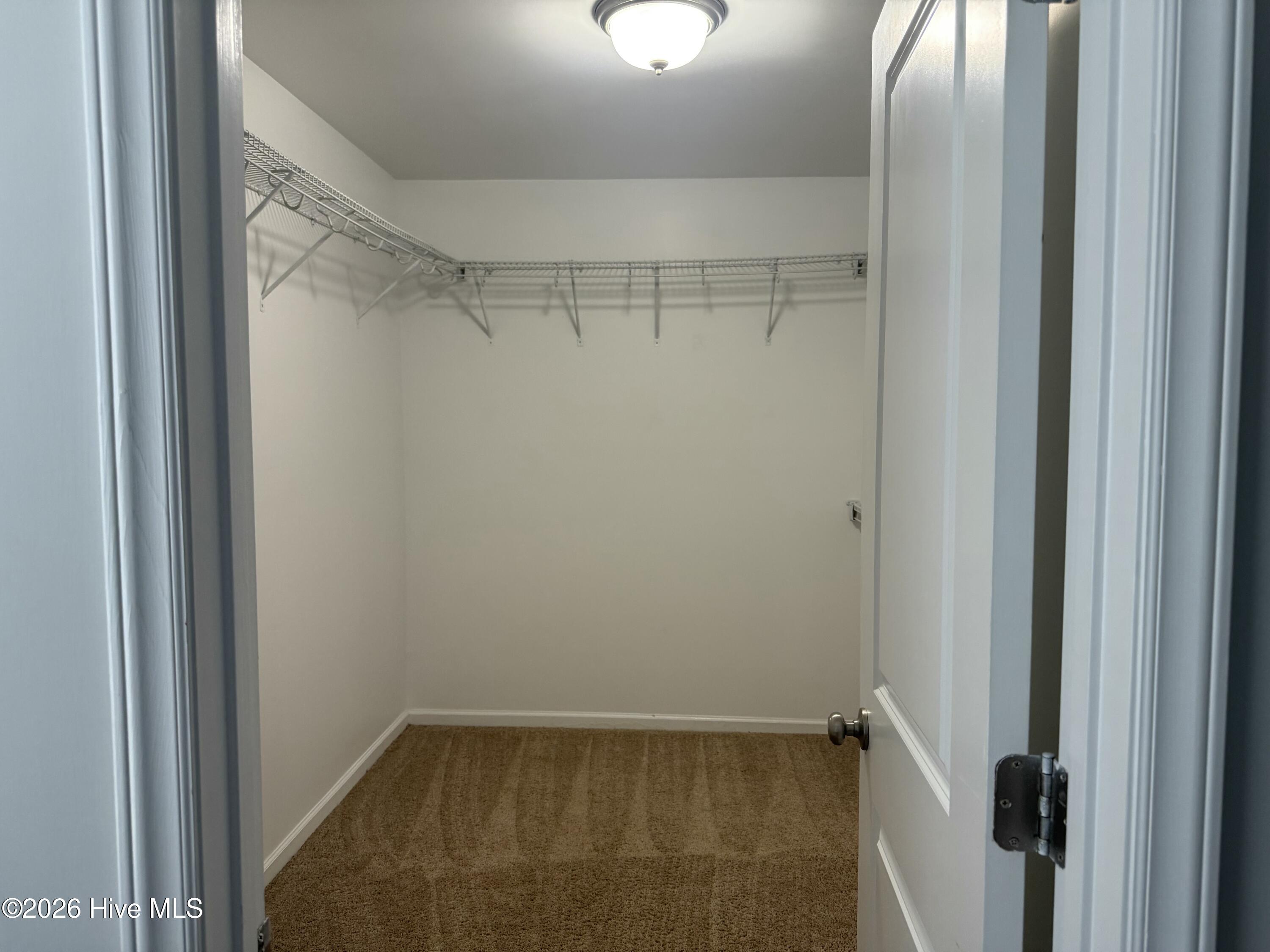 Master walk-in closet