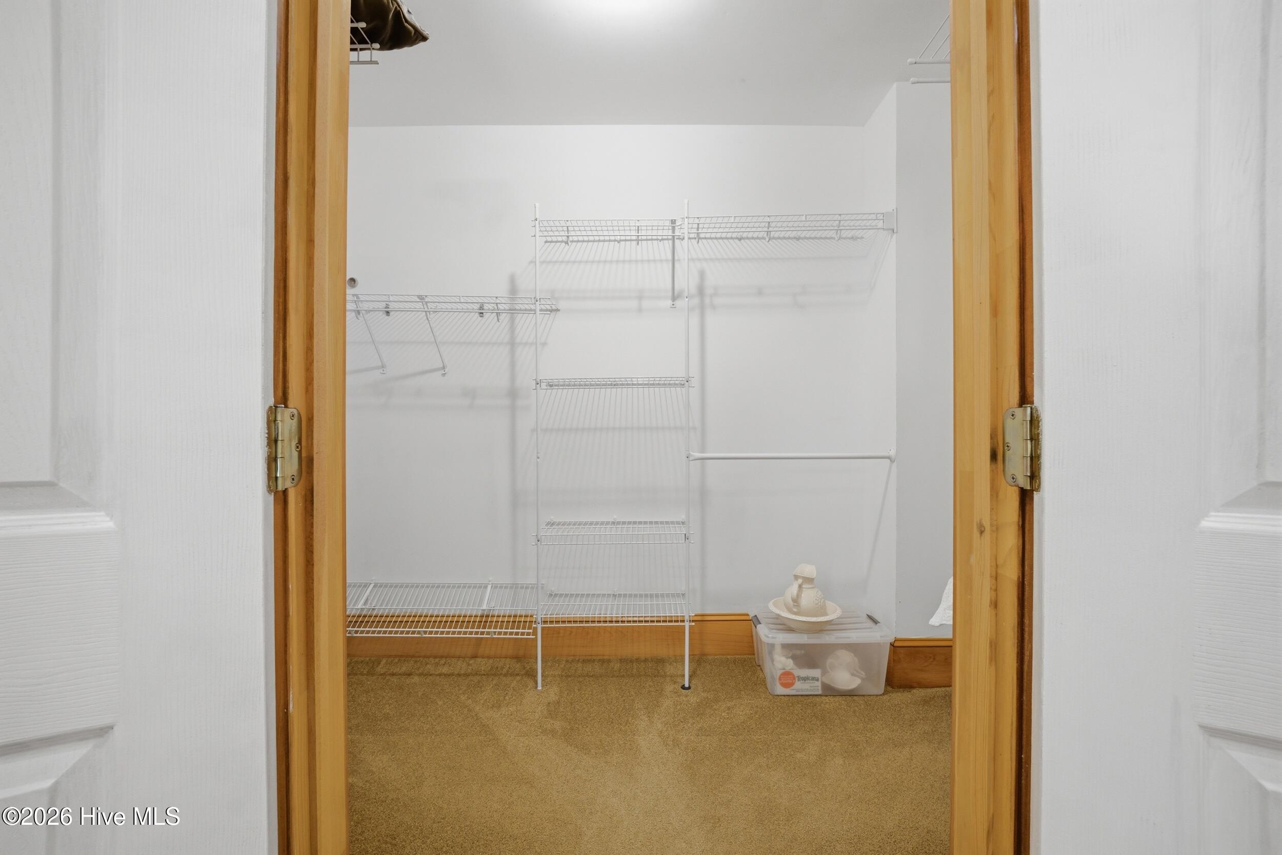 Primary huge walk in closet