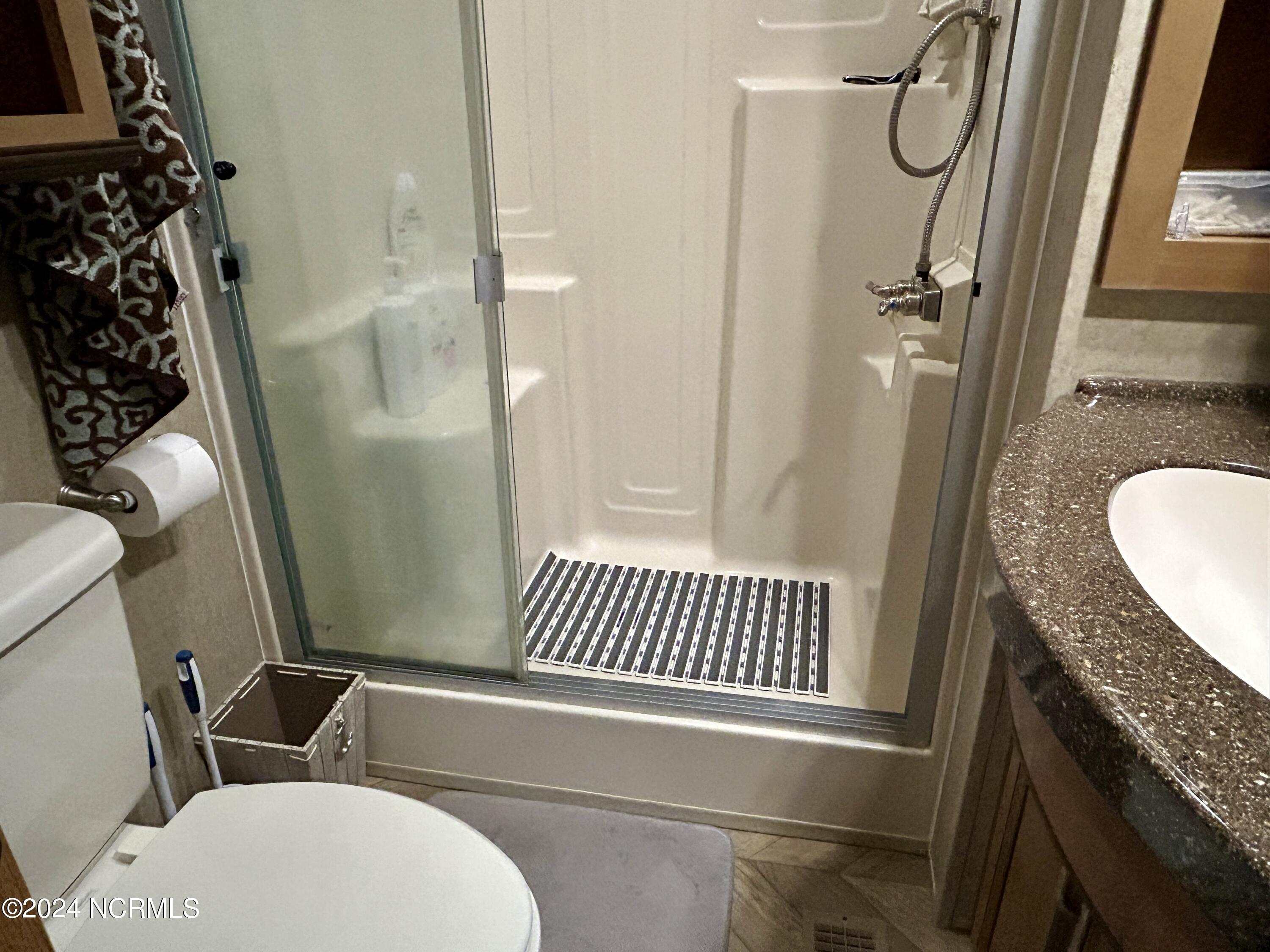 Cedar Creek bathroom, walk in shower