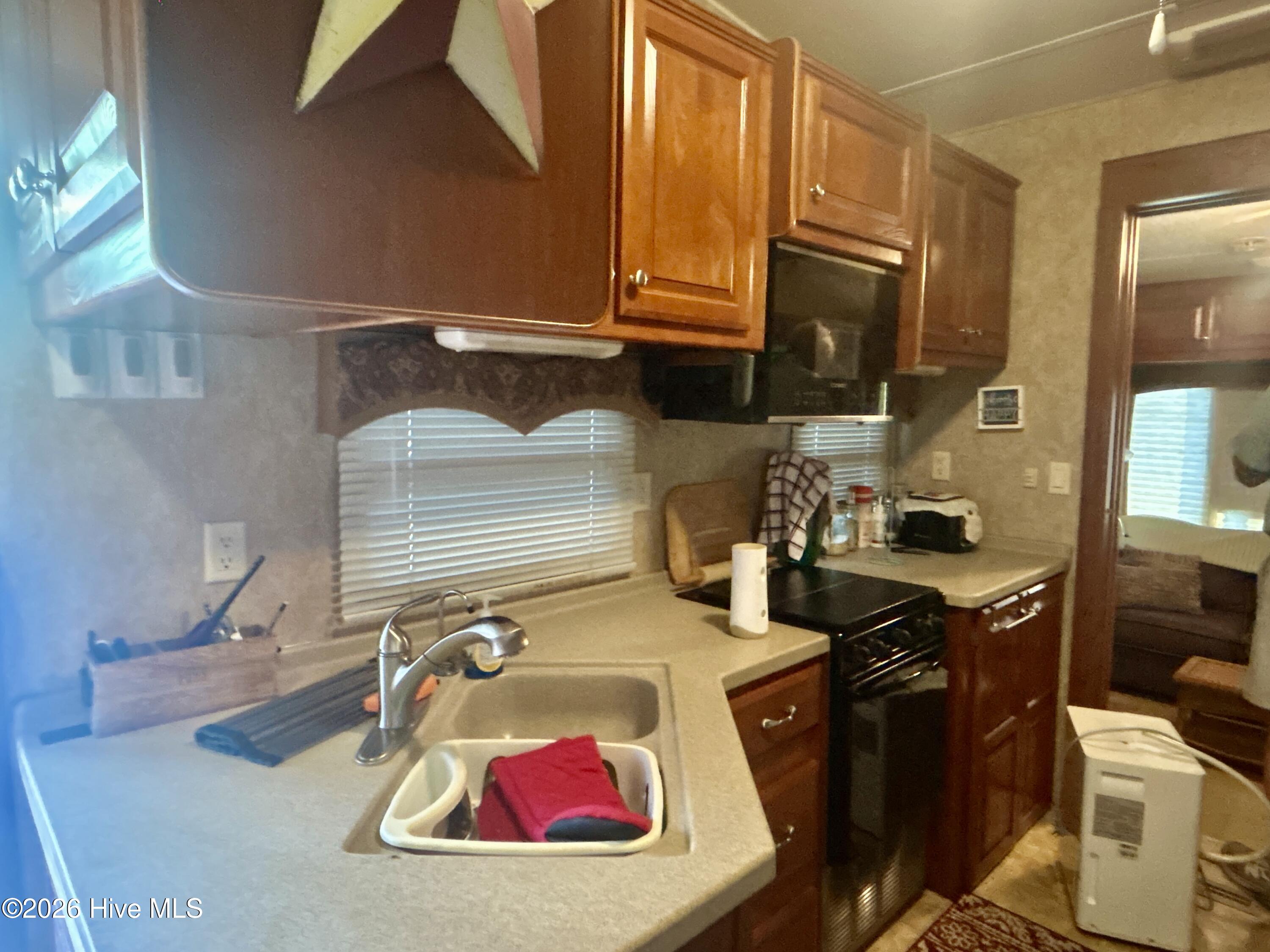 kitchen area, Grand Junction camper