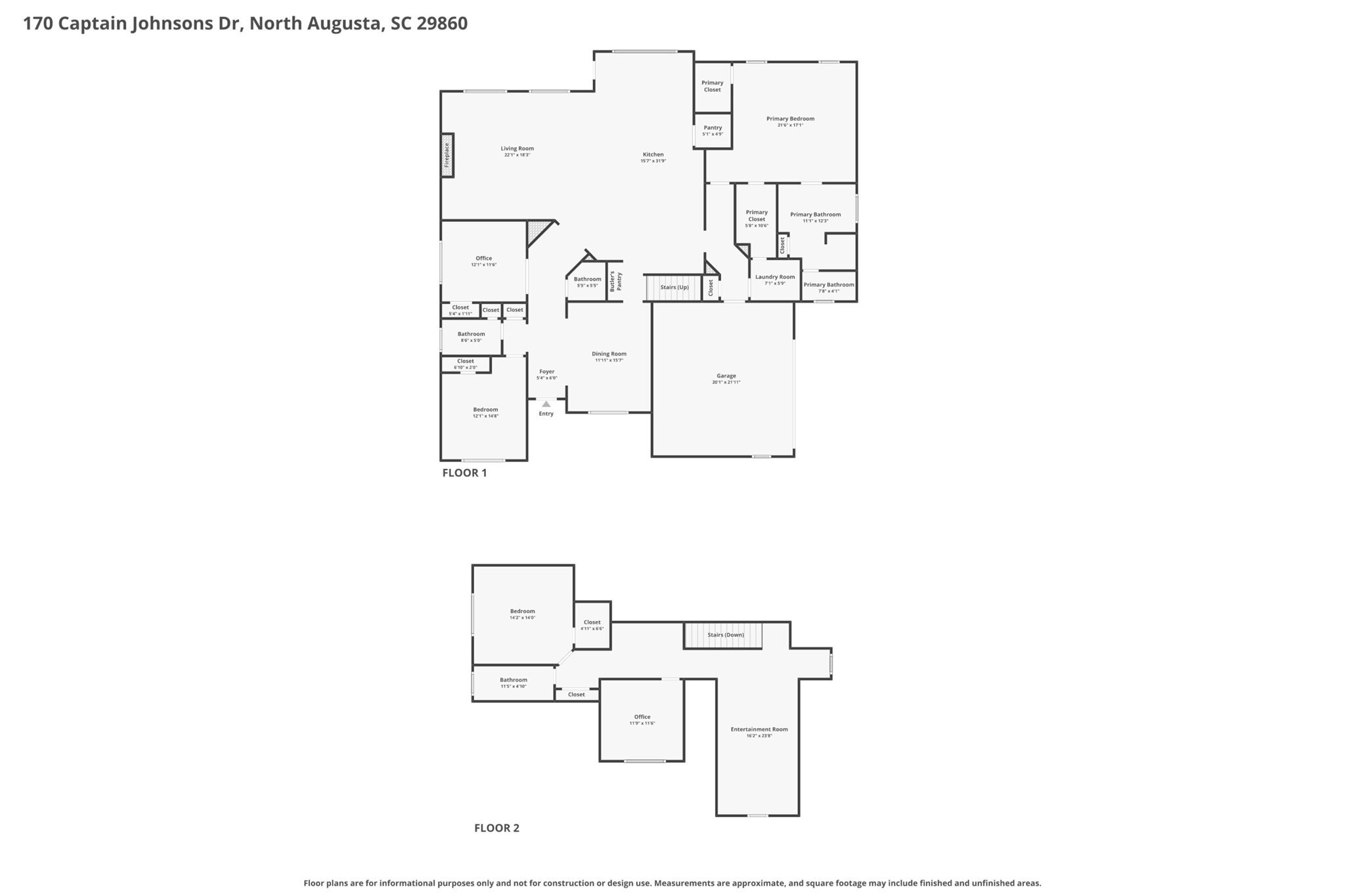 Homes For Sale - 170 Captain Johnsons Drive<br/> North Augusta, SC 29860