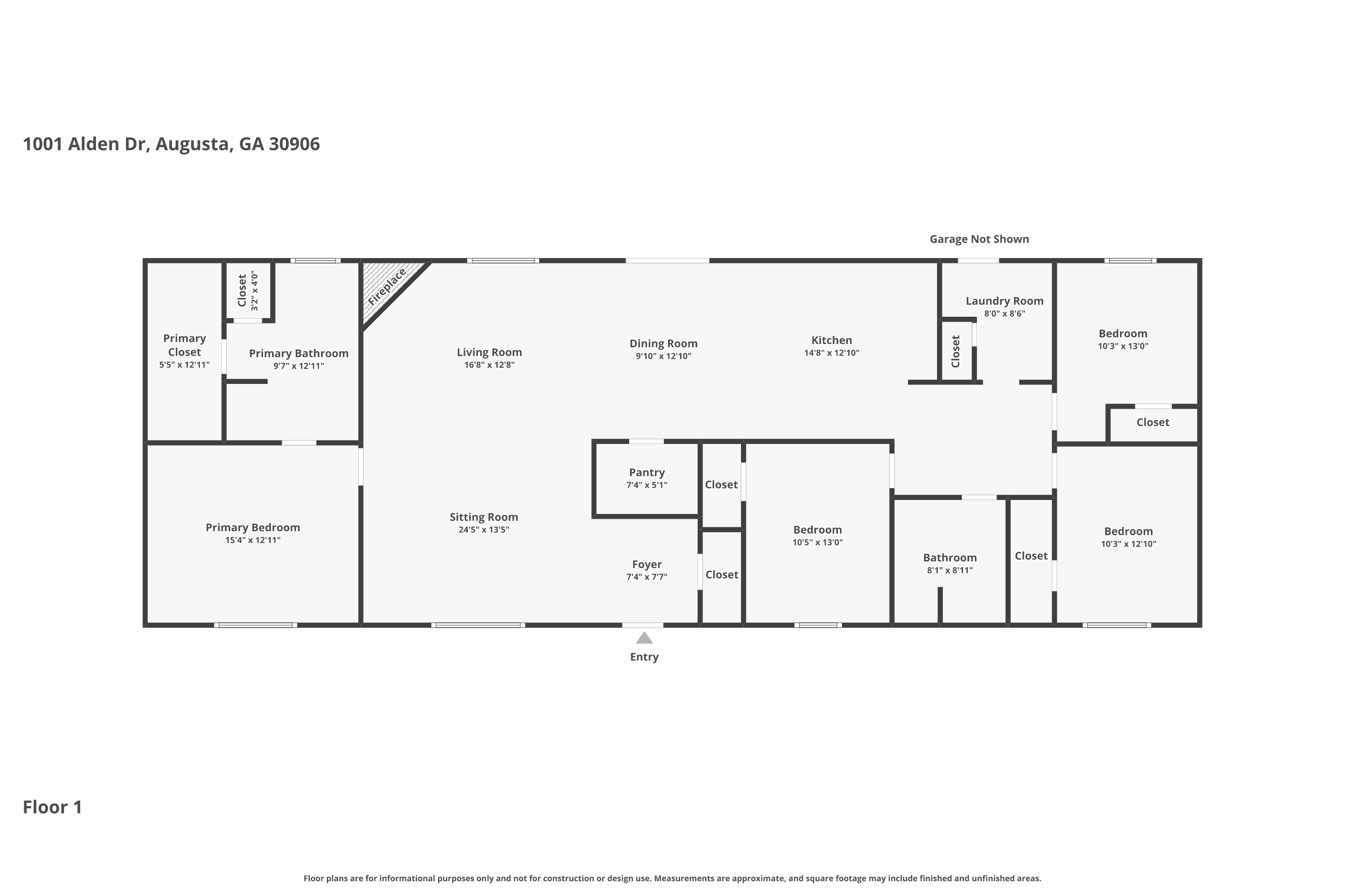 Mobile Home For Sale - 1001 Alden Drive<br/> Augusta, GA 30906