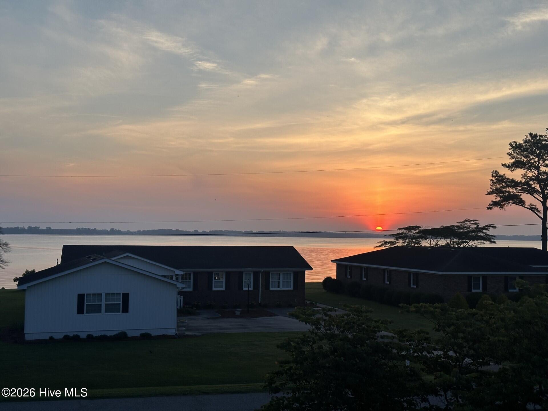 Sunrise over water