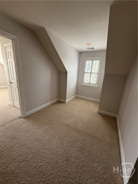Small loft area at top of the stairs