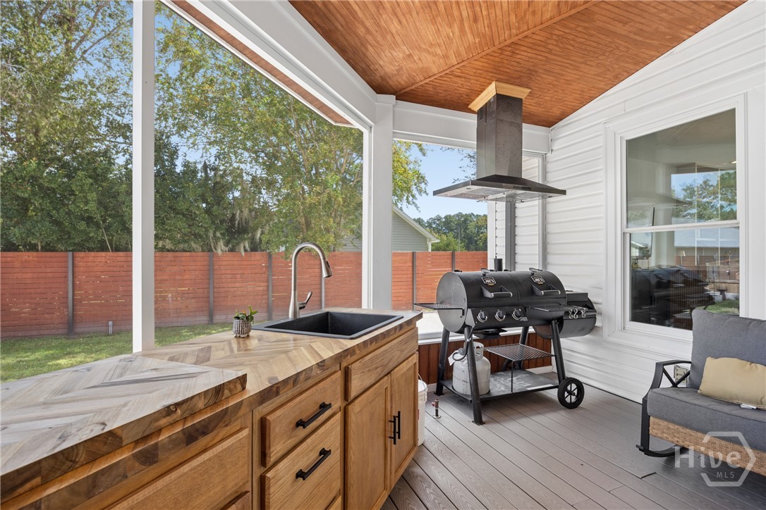 The corner of your dreams for anyone who loves to grill or barbeque