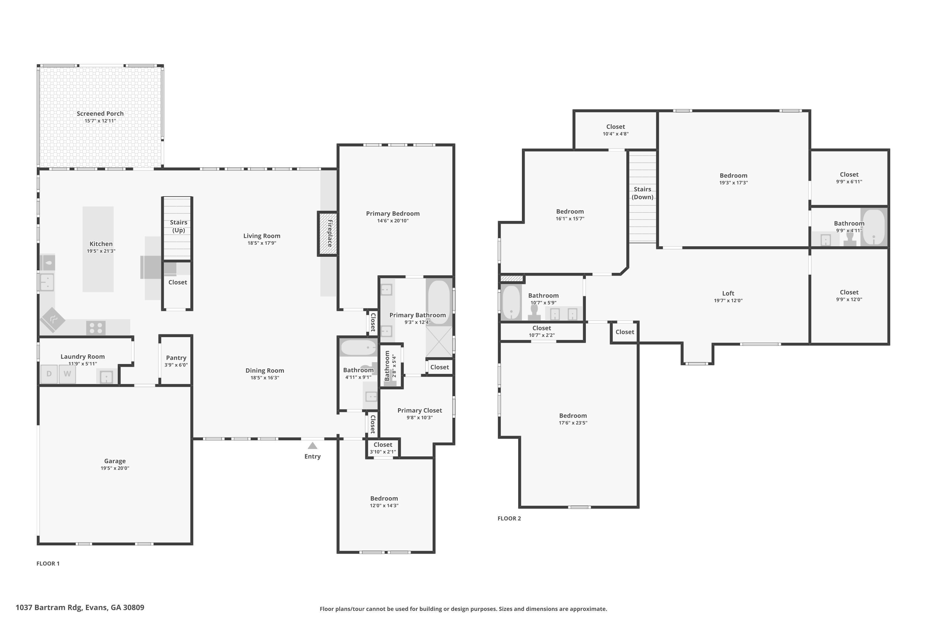 Homes For Sale - 1037 Bartram Ridge<br/> Evans, GA 30809