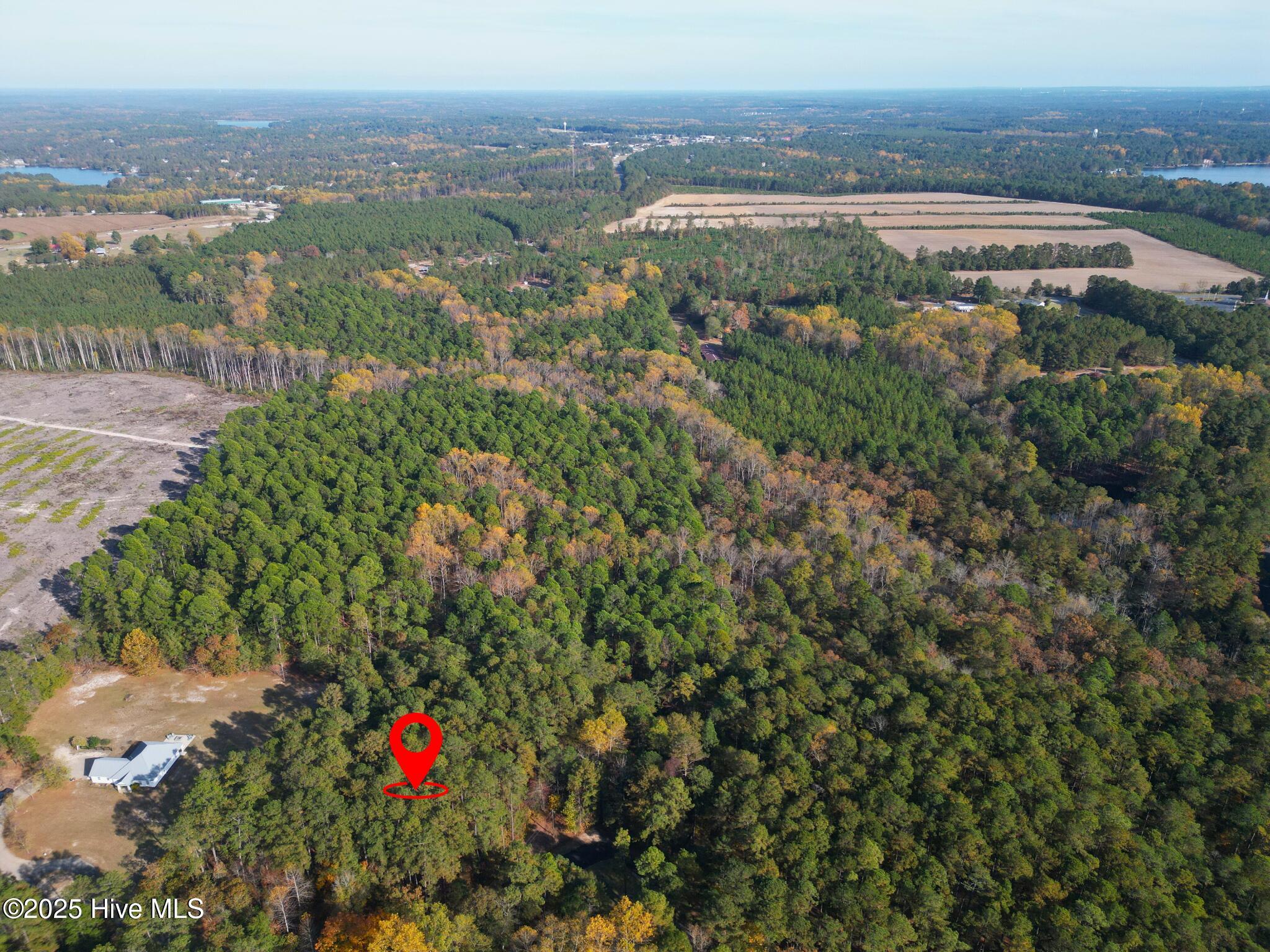 151 Cobblestone Aerial Lot Location Mark