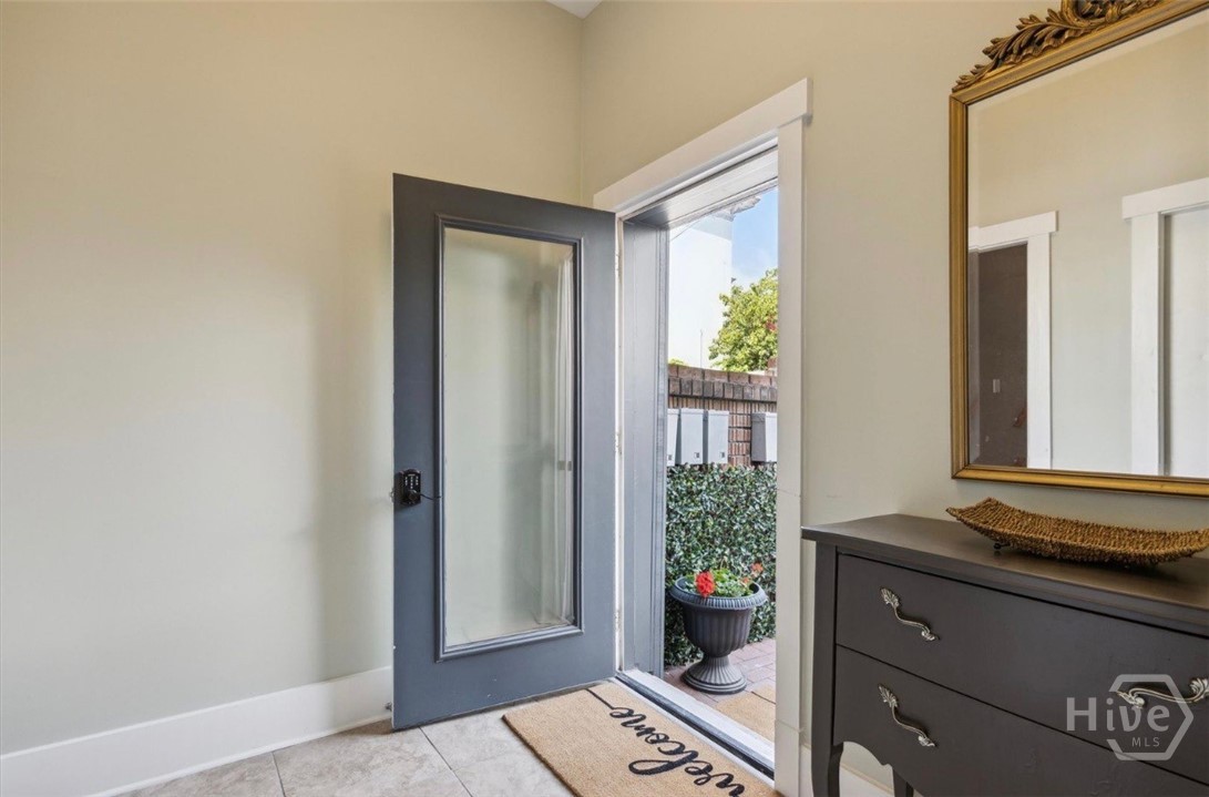 Living Area view into Dining and Kitchen