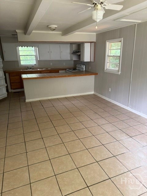 Unit C Living Room & Kitchen