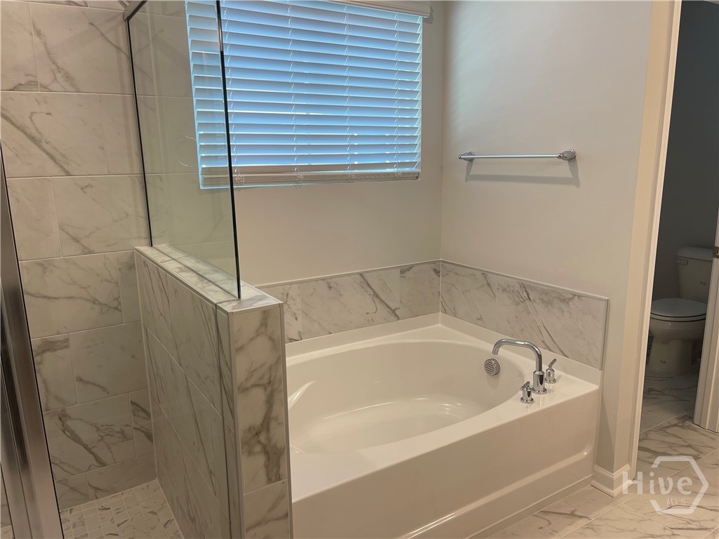 Tiled Garden Tub