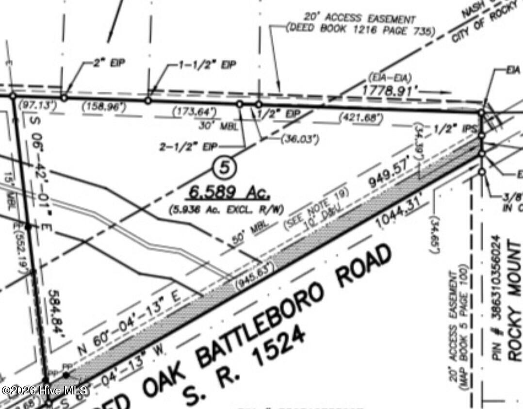 Exterior photo of Lot 5 Red Oak Battleboro Road, Battleboro, NC 27809. MLS: 100603434