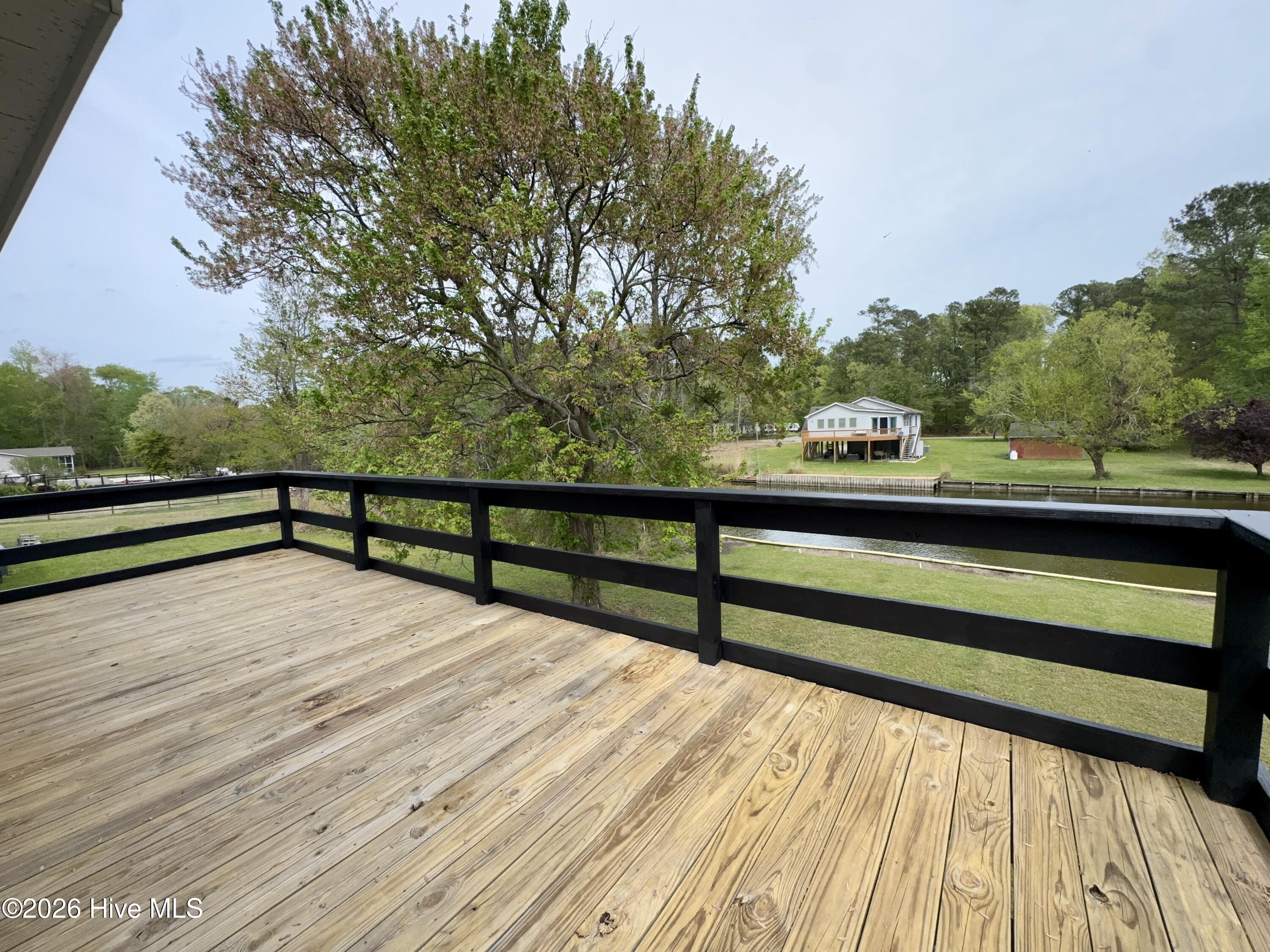 upper level deck water views